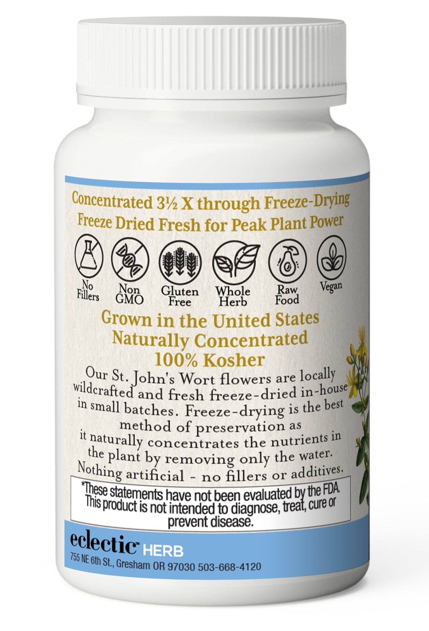 ST. JOHN'S WORT CAPSULES - Tree Spirit Wellness