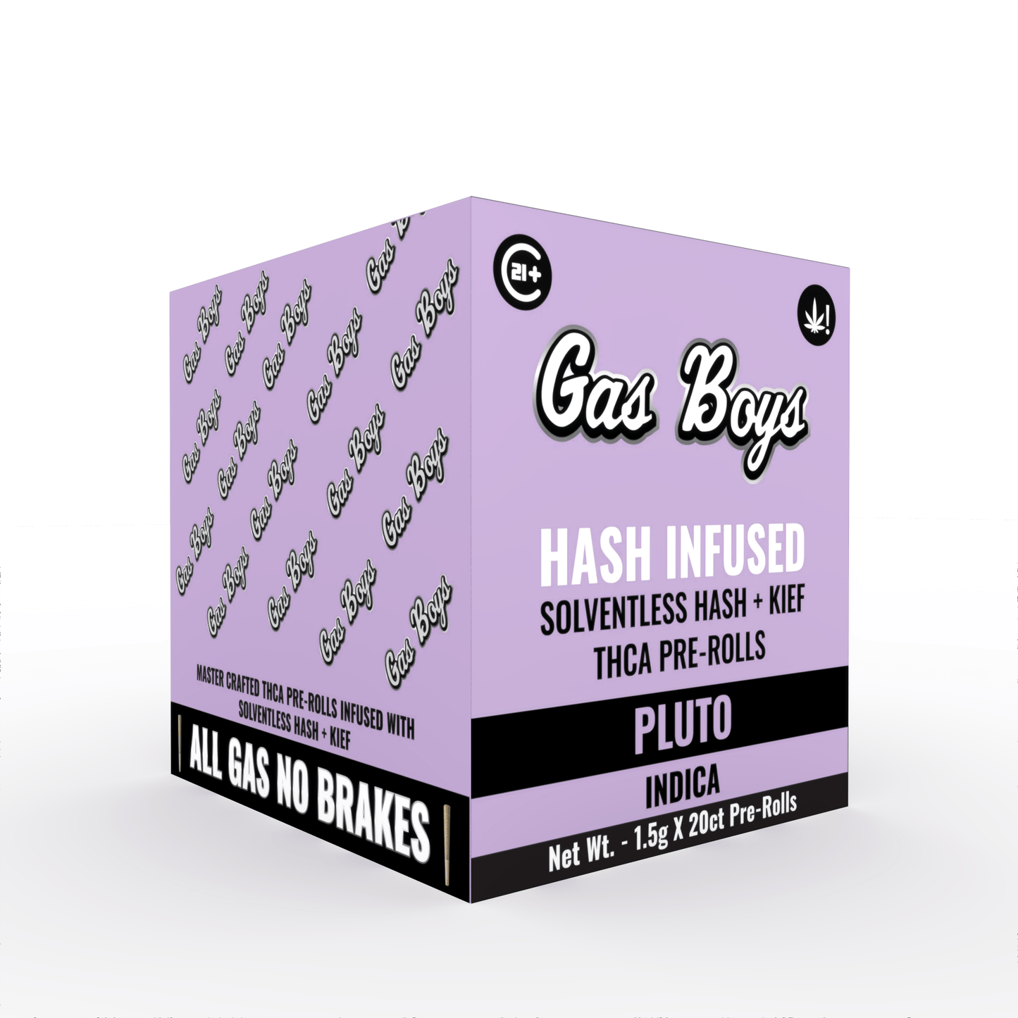 THCA INFUSED PRE - ROLL Pluto Display Box - Indica (20ct) - Tree Spirit Wellness