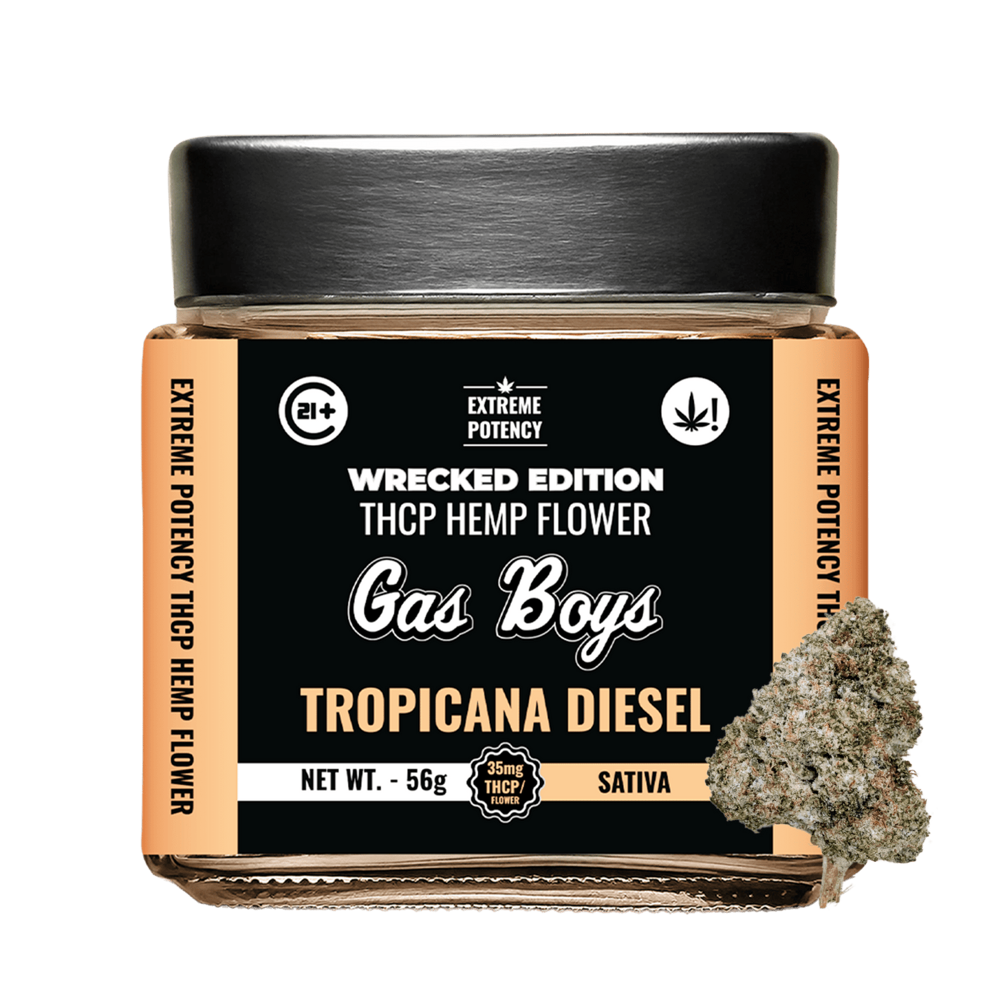 Tropicana Diesel THCP Flower Jar - Sativa - 2oz - Tree Spirit Wellness