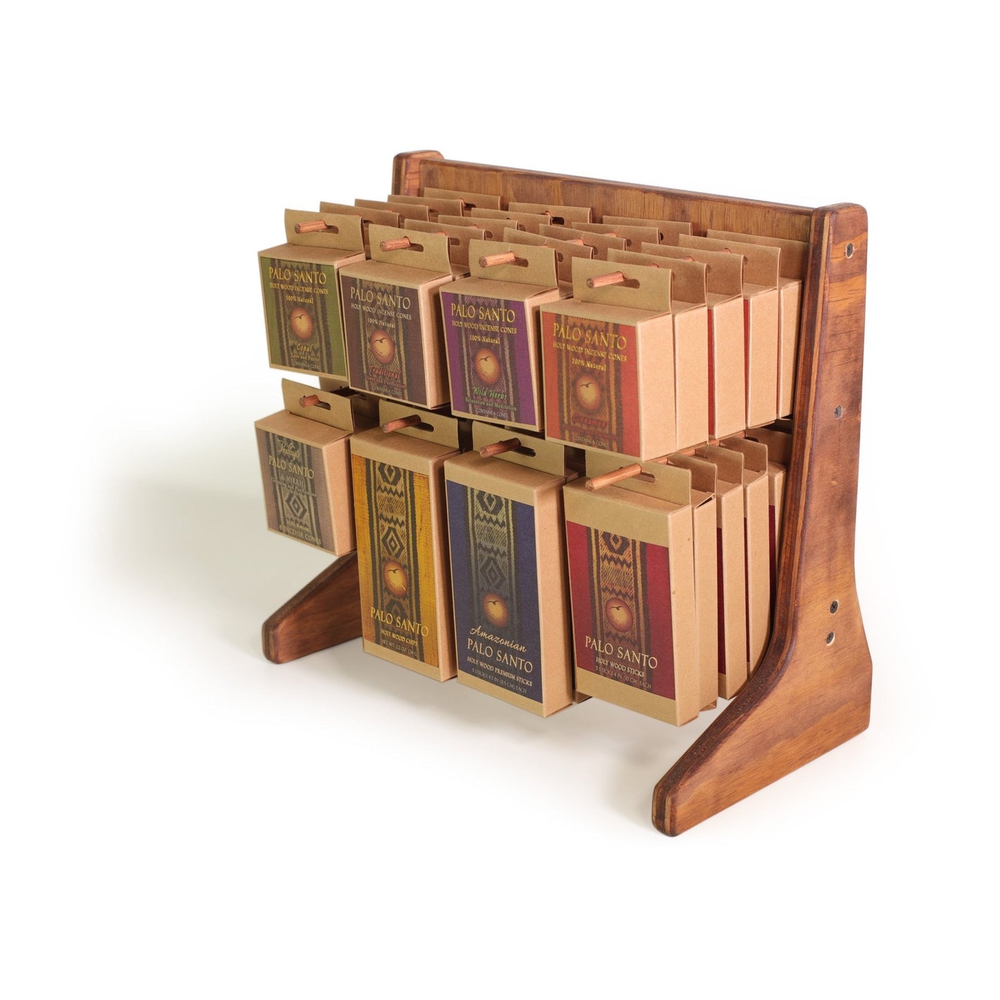 Wholesale Opening Bundle - Smudging Incense - Display Rack with Palo Santo 8 - Products Variety - 40 Packs - Tree Spirit Wellness