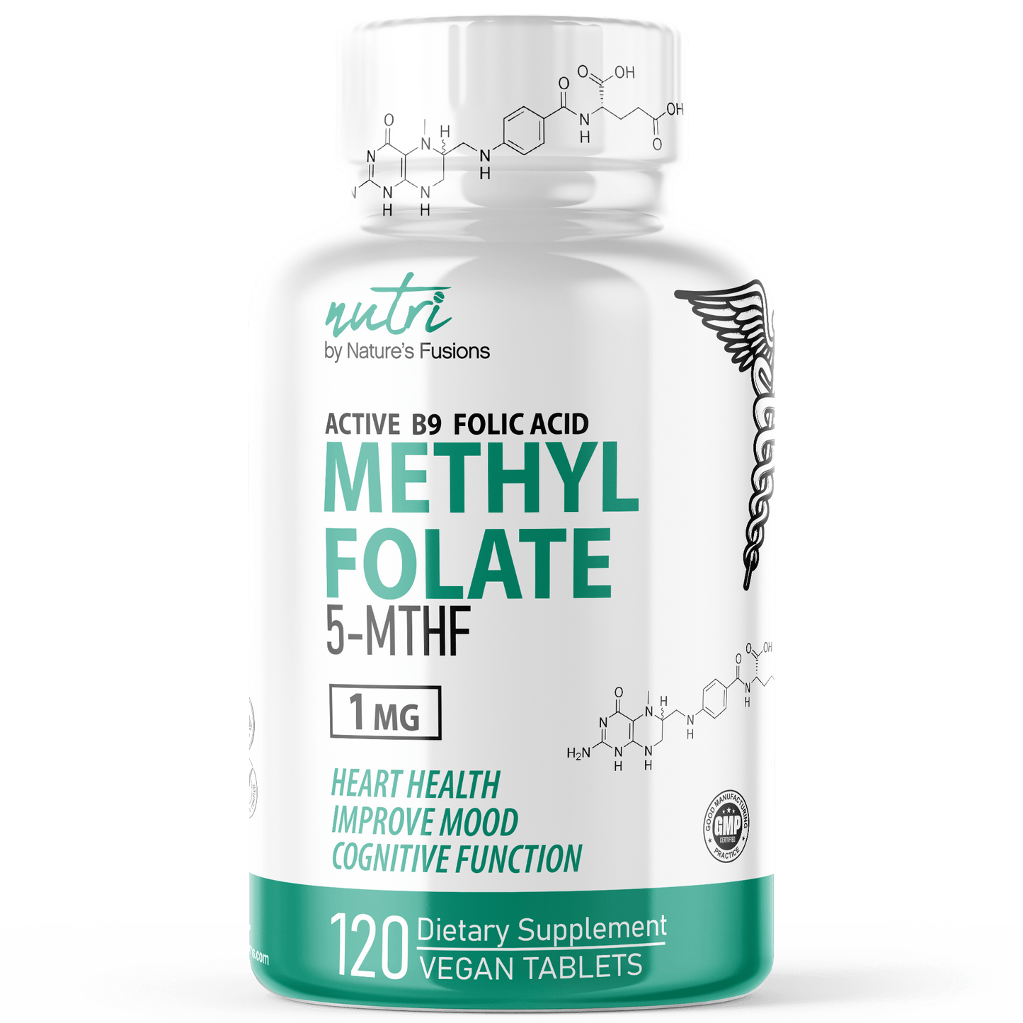Methylfolate 1 MG - 120 Vegan Ct - Tree Spirit Wellness