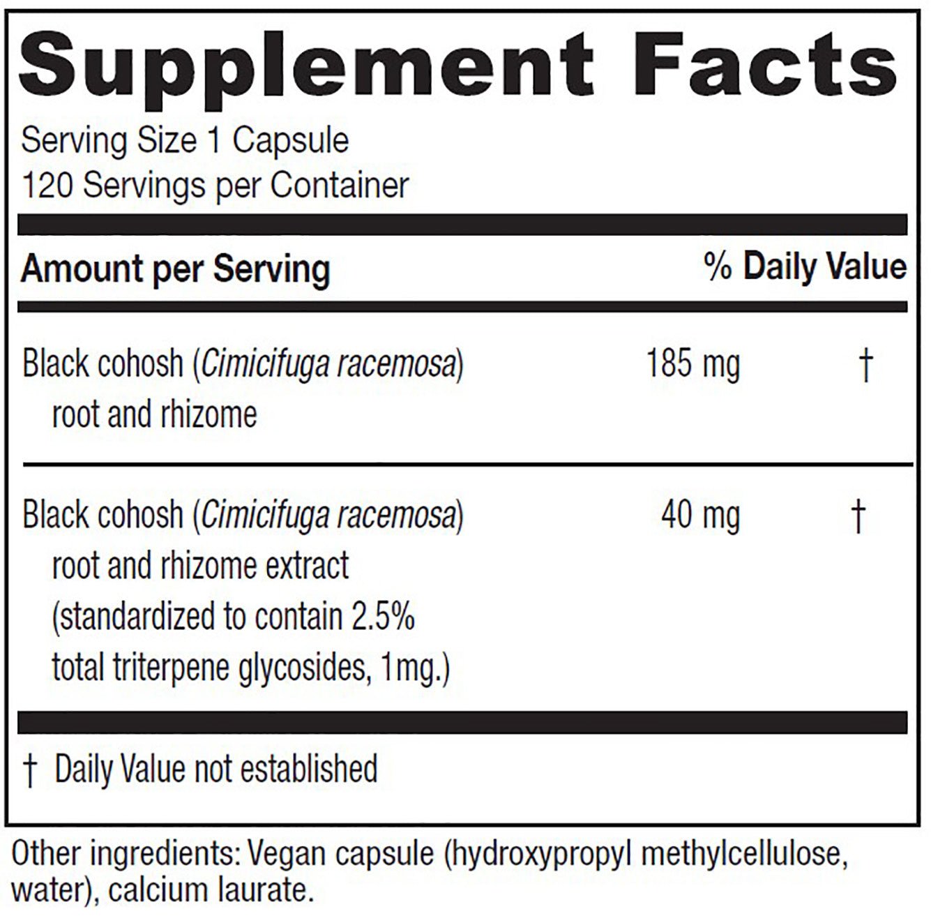 Black Cohosh - Tree Spirit Wellness