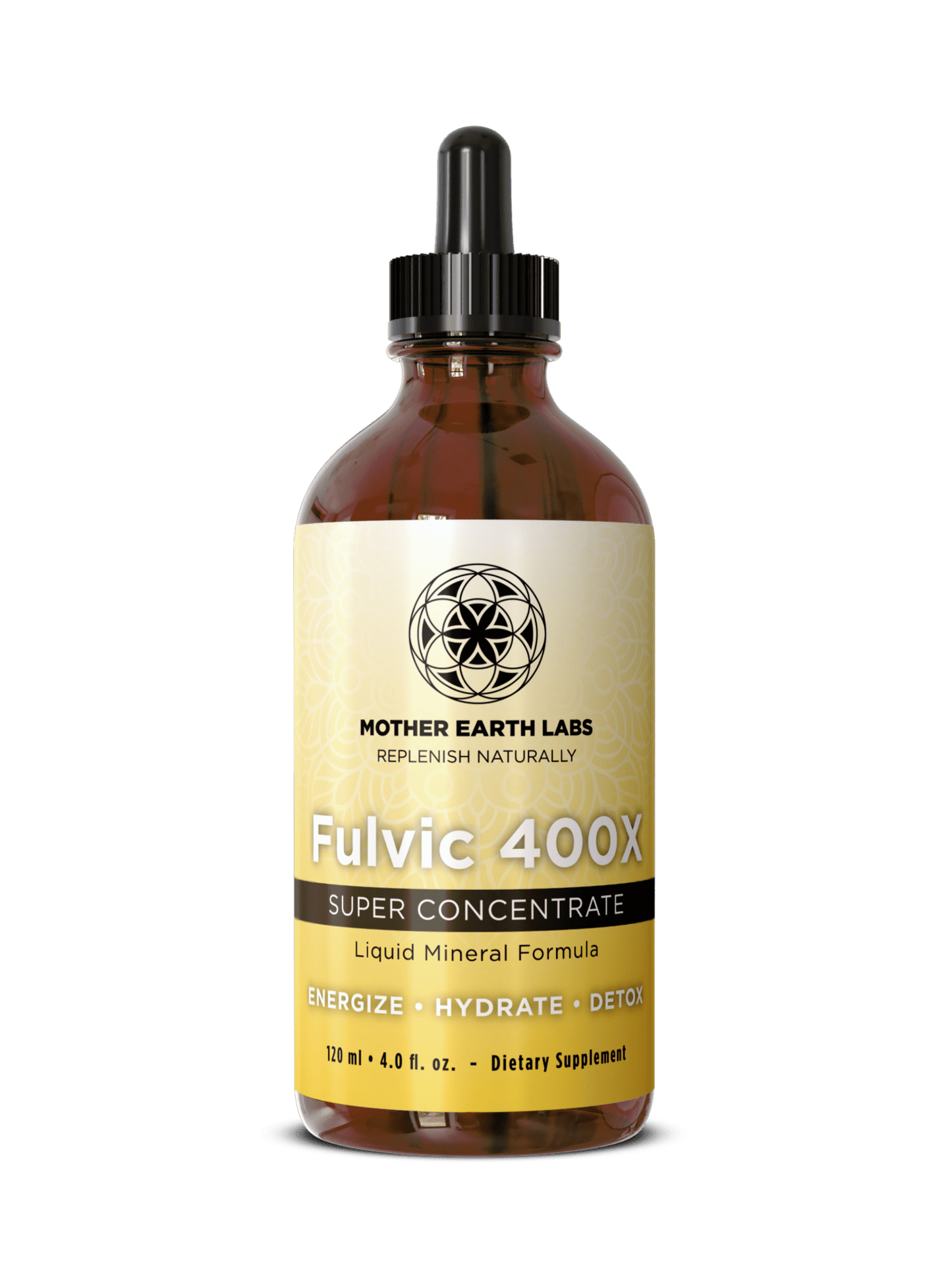 FULVIC ACTIVE 400X - 4oz Dropper - Tree Spirit Wellness