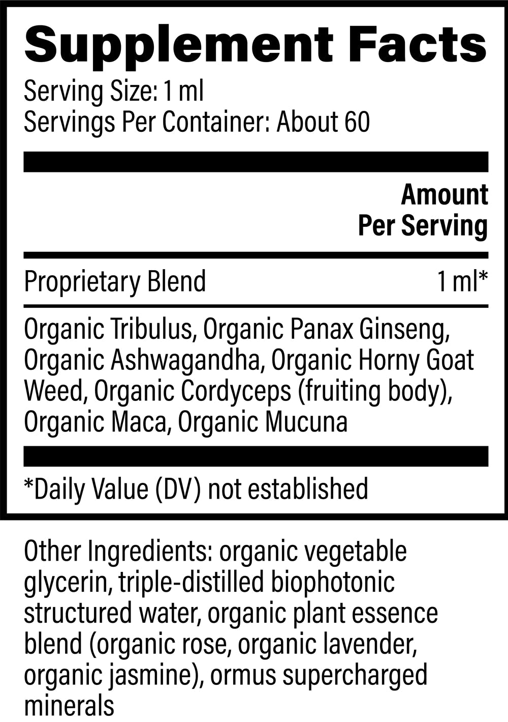 Men's Hormone Support All-Natural Male Vitality Booster - Tree Spirit Wellness