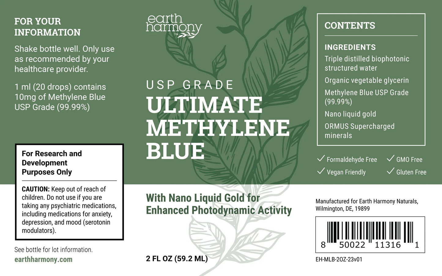 Methylene Blue - Tree Spirit Wellness