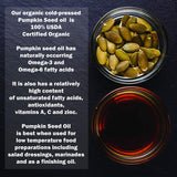 Pumpkin Seed Oil- 8 oz. - Tree Spirit Wellness