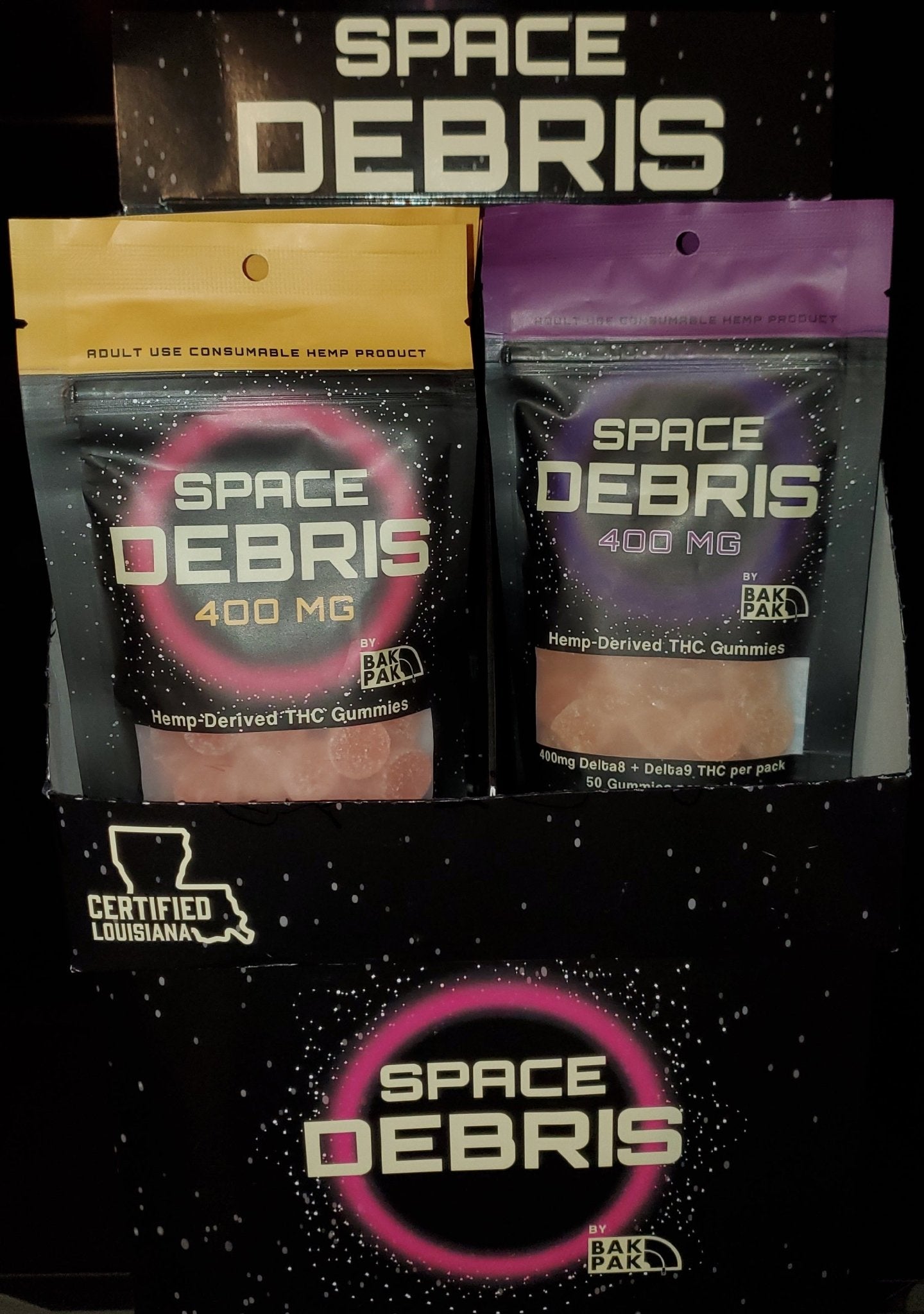 Space Debris 400 Pineapple Passion - 50 ct. 8mg - Tree Spirit Wellness