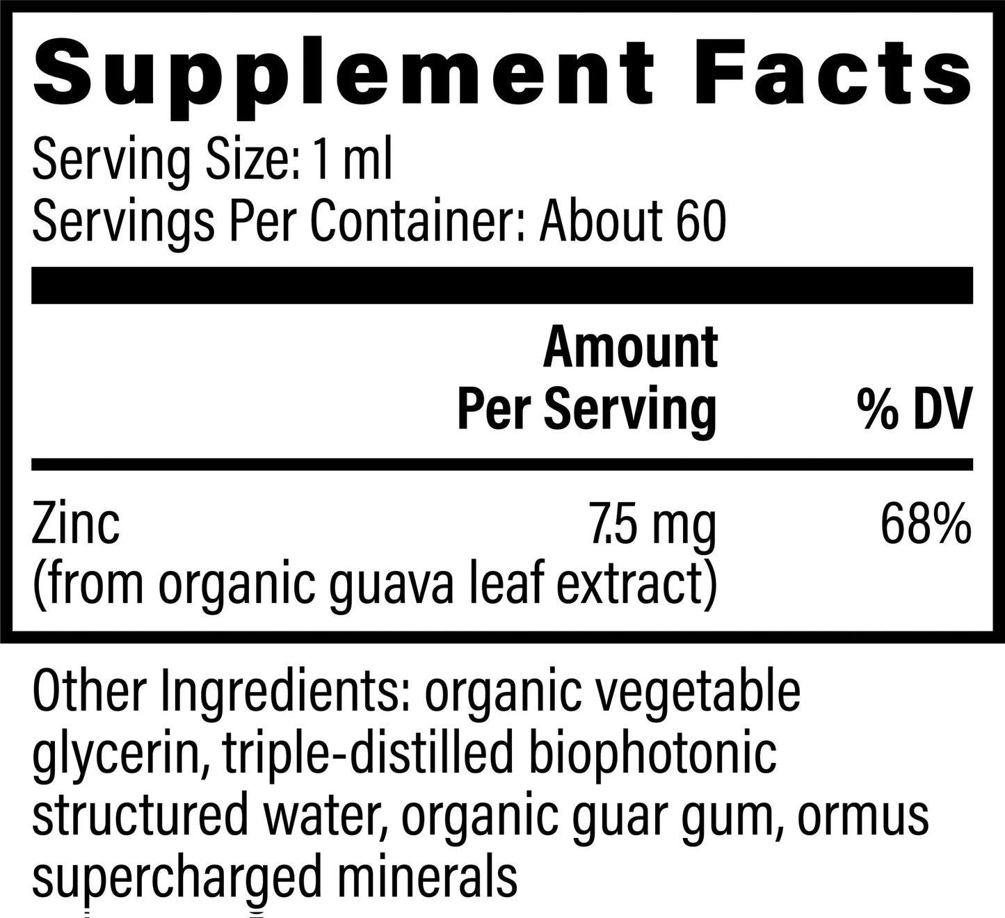 Zinc - Tree Spirit Wellness