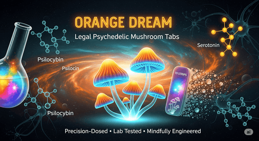 Orange Dream Legal Psychedelic Mushroom: A Mindful Journey into Functional Fungi - Tree Spirit Wellness