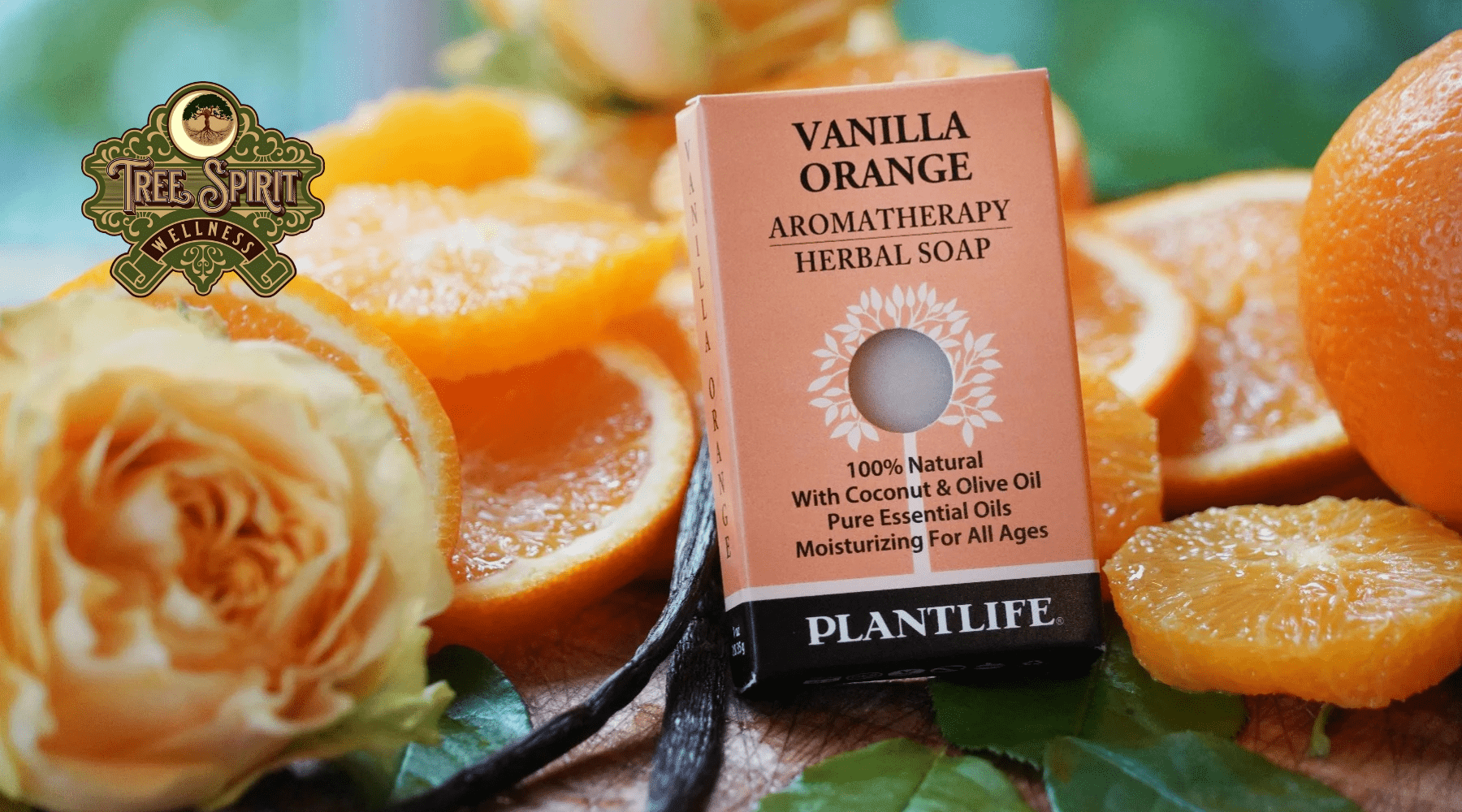 🍊 Vanilla Orange Bar Soap – Citrus Bliss for Glowing Skin! 🌿 - Tree Spirit Wellness 