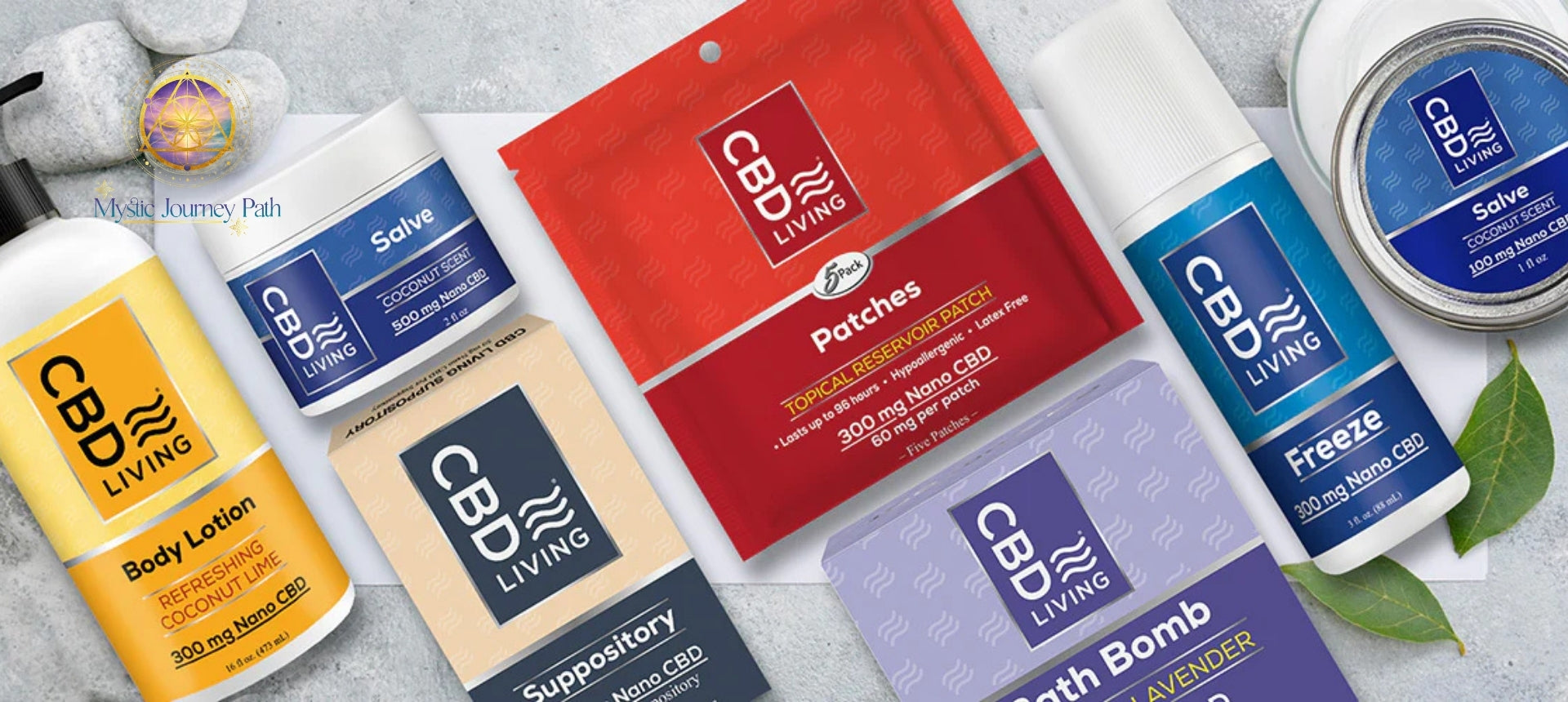 CBD Living Banner - Mystic Journey Path