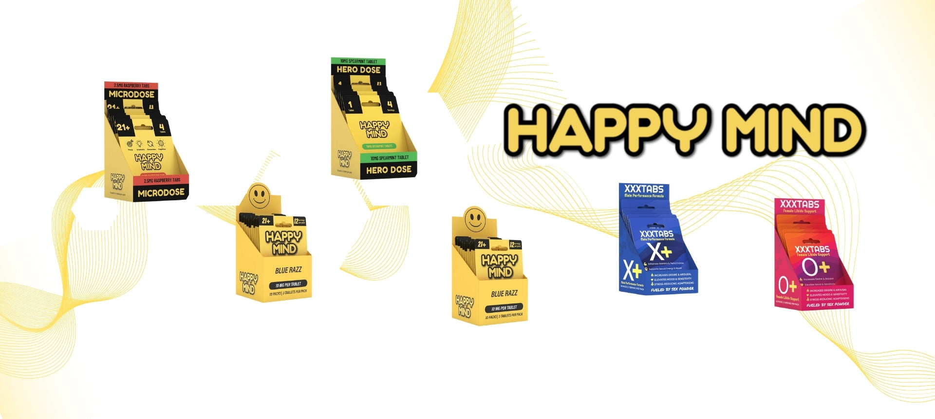 Happy Mind Banner - Mystic Journey Path