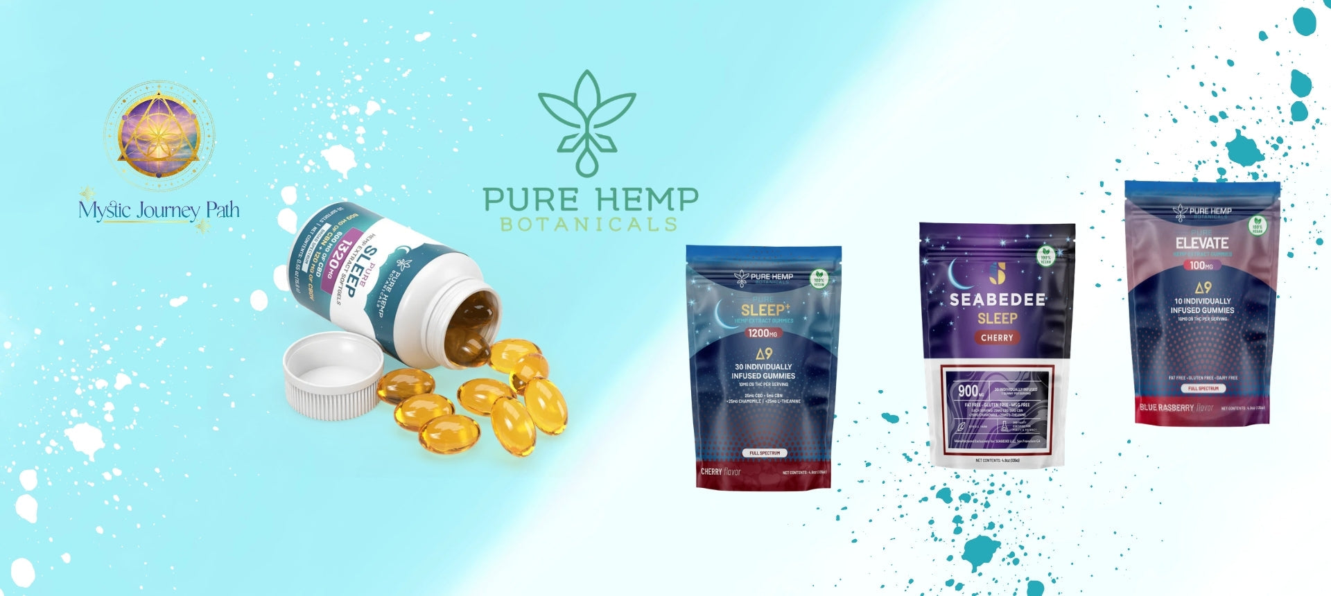 Pure Hemp Botanicals Banner - Mystic Journey Path