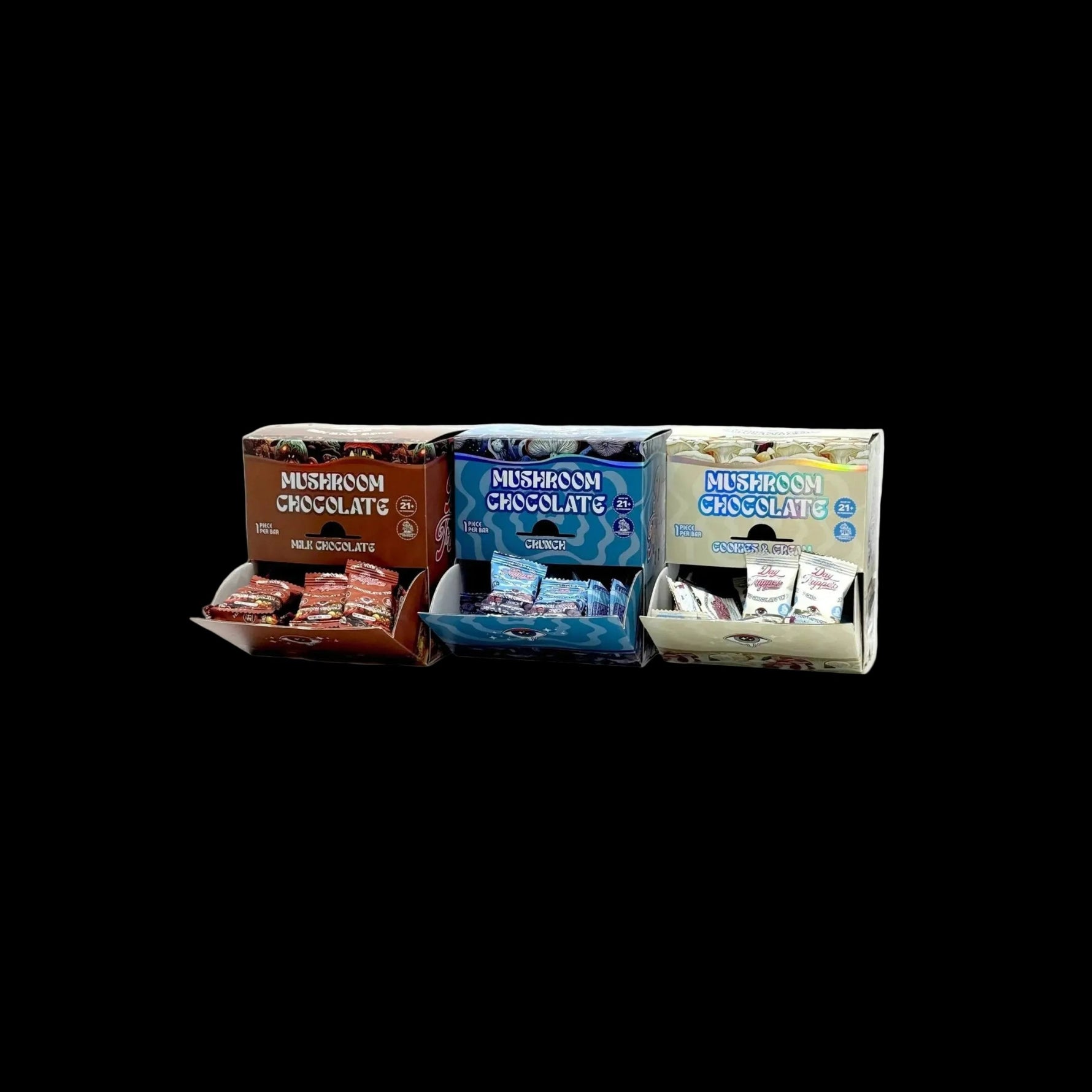 1 Piece Artisan Chocolate Bar (Gravity Fed Display) - 30 Bars/Case - Tree Spirit Wellness