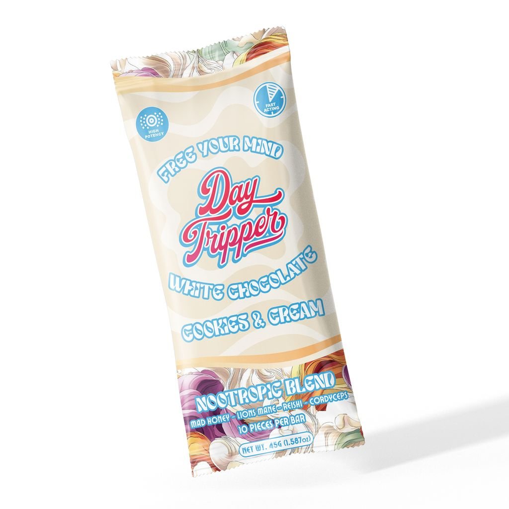 10 Piece Cookies & Cream White Chocolate Bar - 10 Bars/Case - Tree Spirit Wellness