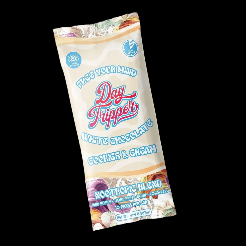 10 Piece Cookies & Cream White Chocolate Bar - 10 Bars/Case - Tree Spirit Wellness