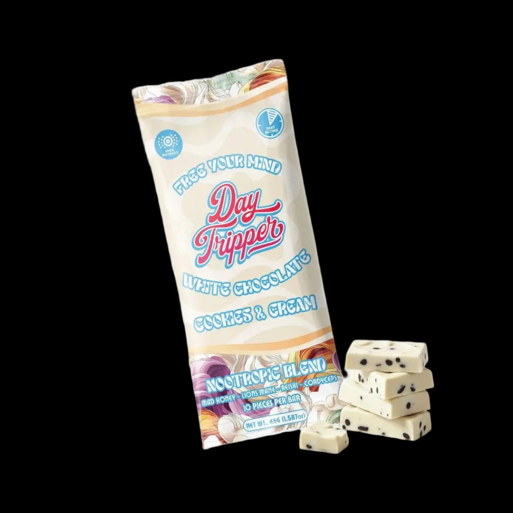 10 Piece Cookies & Cream White Chocolate Bar - 10 Bars/Case - Tree Spirit Wellness