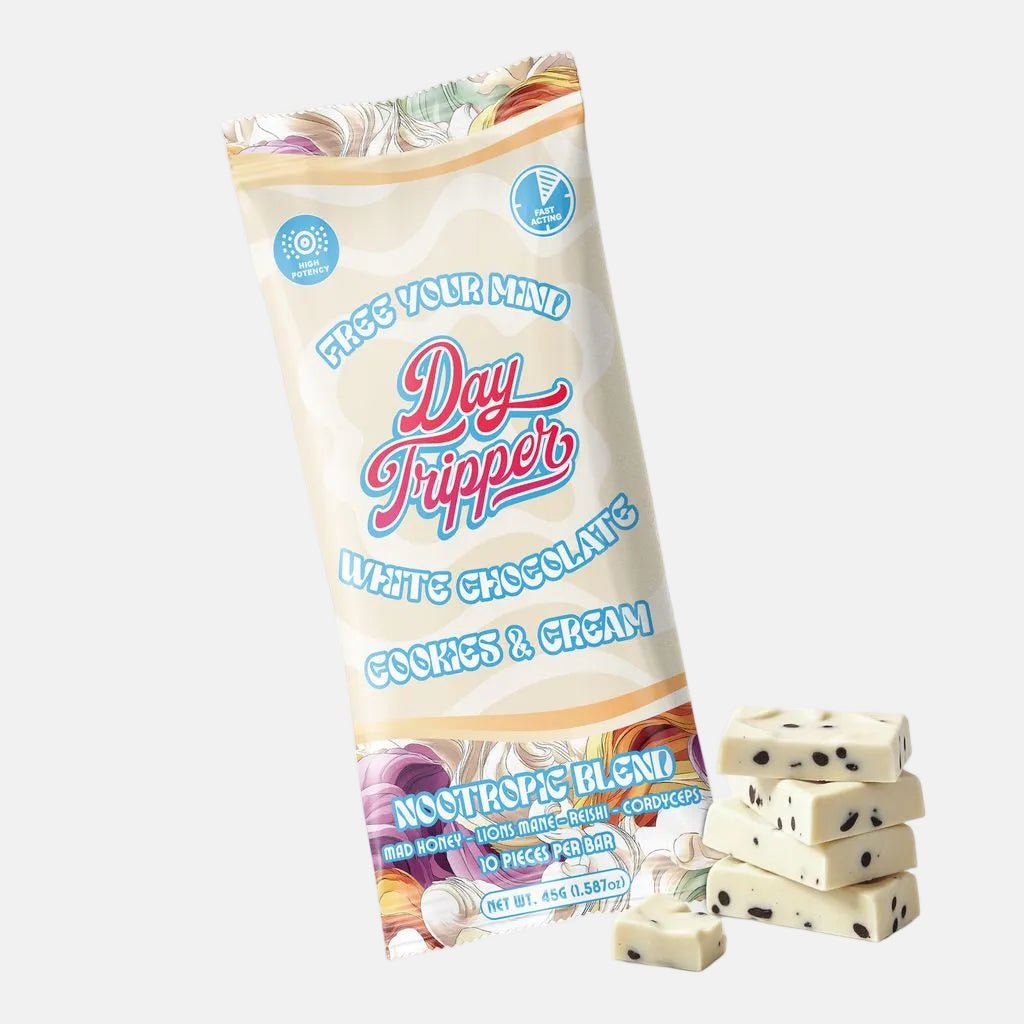 10 Piece Cookies & Cream White Chocolate Bar - 10 Bars/Case - Tree Spirit Wellness