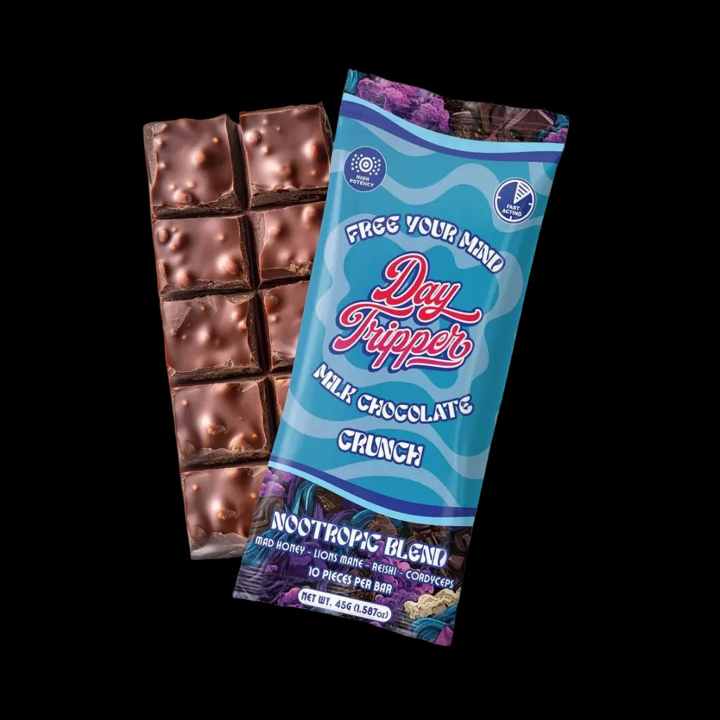 10 Piece Crunch 👁️Milk Chocolate Bar - Tree Spirit Wellness