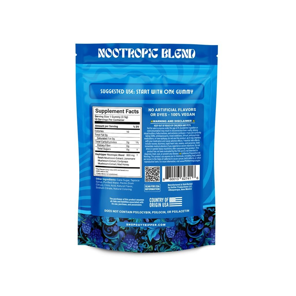 10ct Raspberry Mushroom Gummies Case of 10 - Tree Spirit Wellness