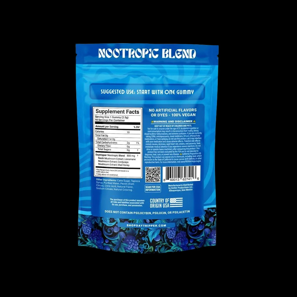 10ct Raspberry Mushroom Gummies Case of 10 - Tree Spirit Wellness