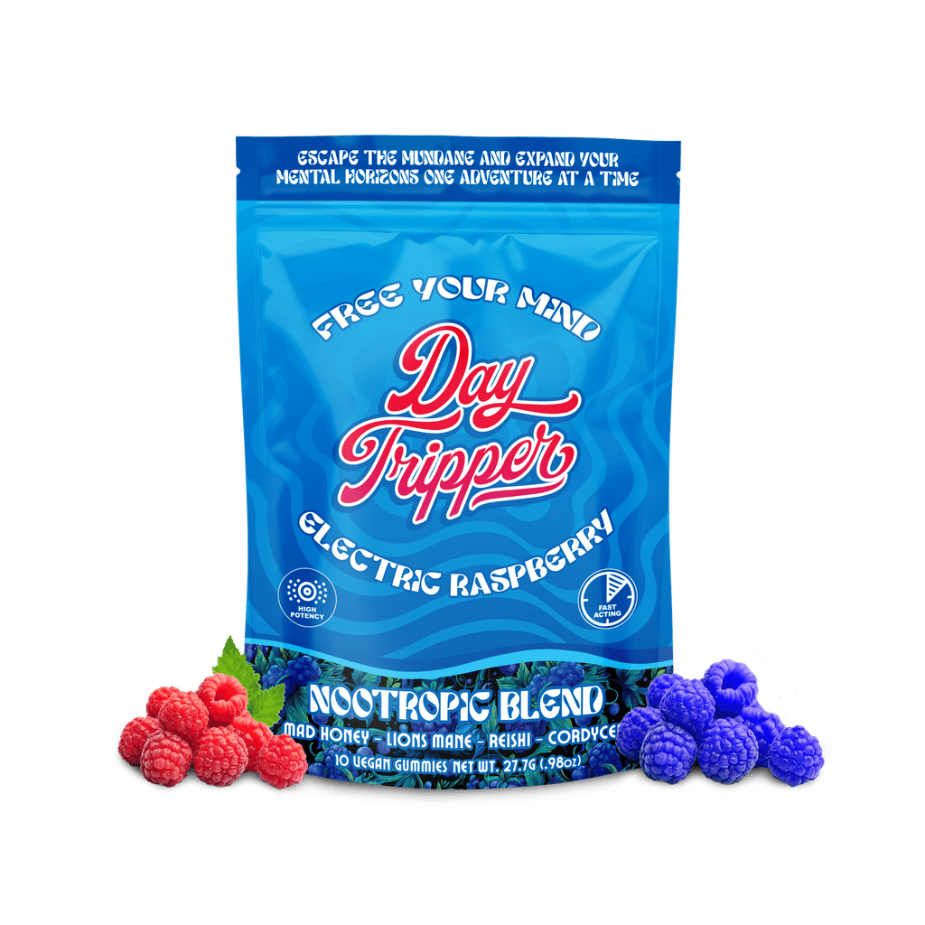 10ct Raspberry Mushroom Gummies Case of 10 - Tree Spirit Wellness