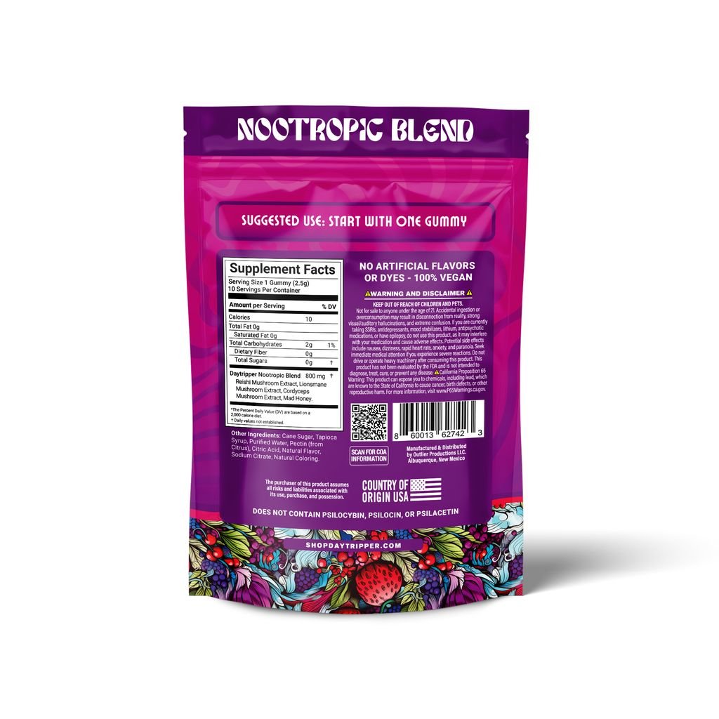 10ct Wild Berry Odyssey Mushroom Gummies Case of 10 - Tree Spirit Wellness