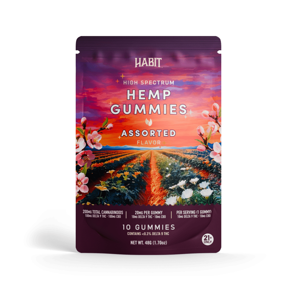 10mg Delta 9 + 10mg CBD Gummies – Assorted Flavors - Tree Spirit Wellness