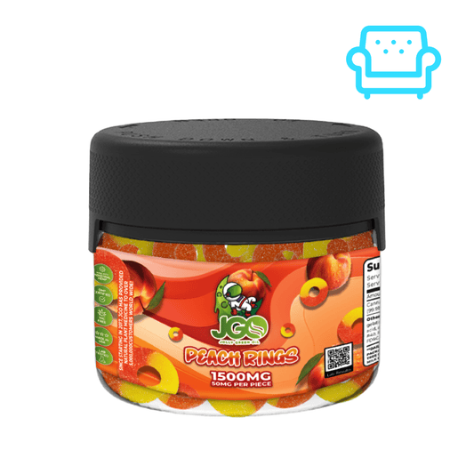 CBD Isolate Gummies - Peach Rings - Tree Spirit Wellness