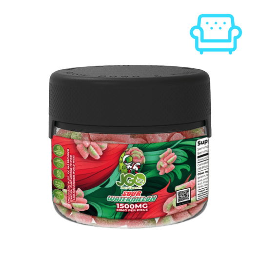 CBD Isolate Gummies - Sour Watermelon Slices - Tree Spirit Wellness