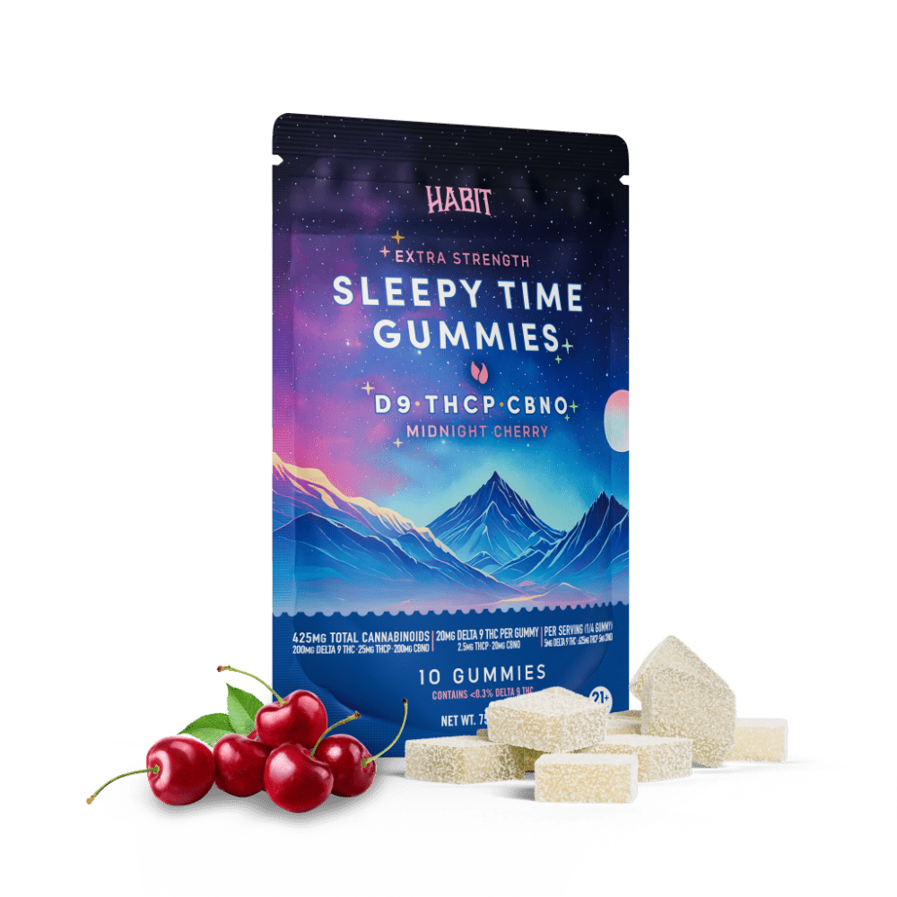 20mg D9+2.5mg THCP + 20mg CBNO - GUMMIES Midnight Cherry - Tree Spirit Wellness