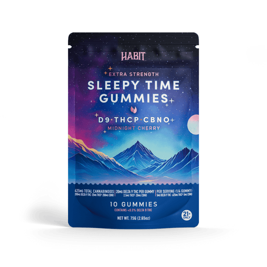 20mg D9+2.5mg THCP + 20mg CBNO - GUMMIES Midnight Cherry - Tree Spirit Wellness