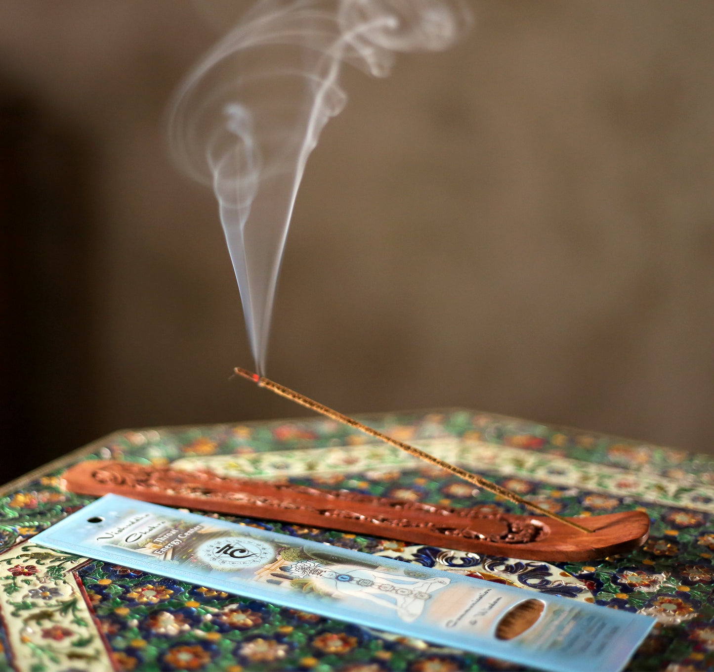 Prabhuji Incense Sticks Throat Chakra Vishuddha  - Communication and Wisdom