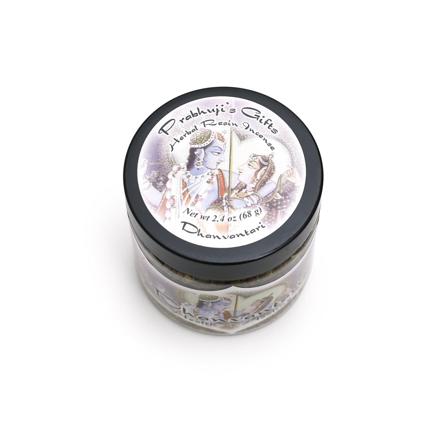 Prabhuji Resin Incense Dhanvantari - Health and Healing - 2.4oz Jar