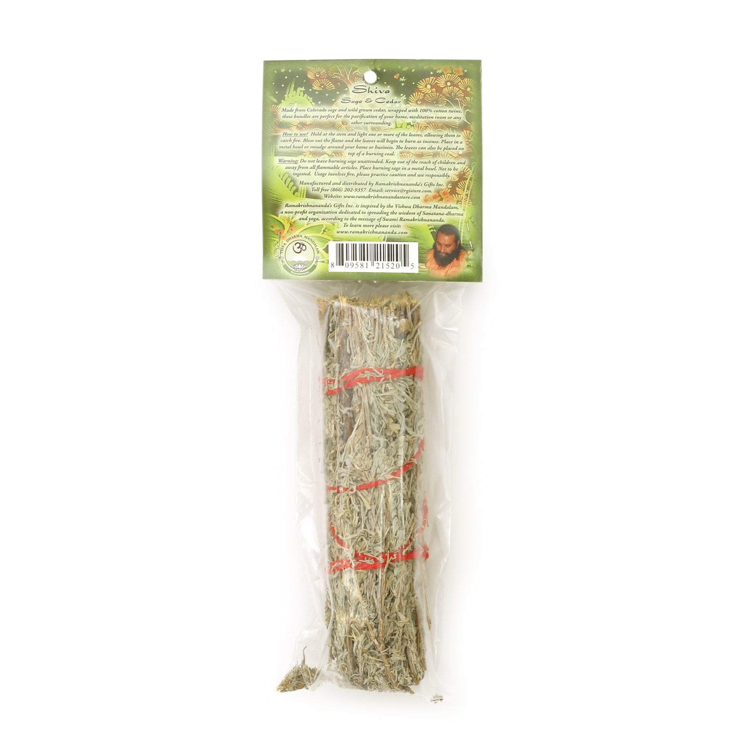 Prabhuji Desert Sage and Cedar Stick - Shiva Bundle