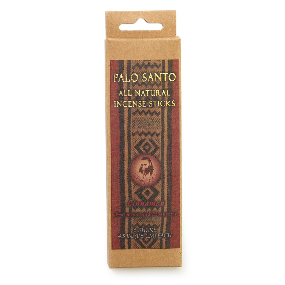 Palo Santo and Cinnamon Incense Sticks - Protection & Prosperity -  6 Incense Sticks - Wholesale and Retail Prabhuji's Gifts 