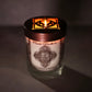 Prabhuji Root Chakra Muladhara | Soy Candle for Chakra Meditation with Essential Oils |  Sandalwood | Grounding and Serenity - 10.5oz