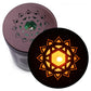 Soy Candle for Chakra Meditation Scented with Essential Oils | Heart Chakra Anahata | Wild Rose | Love and Sensitivity - 10.5oz - Wholesale and Retail Prabhuji's Gifts 
