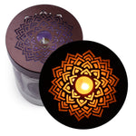 Soy Candle for Chakra Meditation Scented with Essential Oils | Crown Chakra Sahasrara | Lotus Flower | Enlightenment - 10.5oz - Wholesale and Retail Prabhuji's Gifts 
