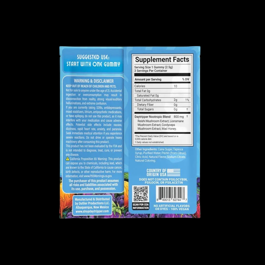 3ct Multi - Dimensional Mushroom Gummies Case of 30 - Tree Spirit Wellness