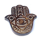 Decor - Wooden Hamsa - Myrtle 7"x6" - Wholesale and Retail Prabhuji's Gifts