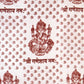 Prabhuji Meditation Yoga Prayer Shawl - Ganesh - White Large