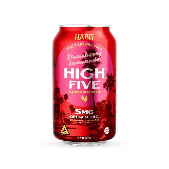5Mg Delta 9 THC High Five Soda - 24pk - Tree Spirit Wellness