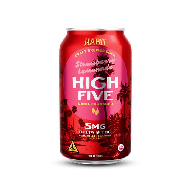 5Mg Delta 9 THC High Five Soda - 24pk - Tree Spirit Wellness