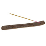 Incense Burner - Wooden Flat Carved Shell - Wholesale and Retail Prabhuji's Gifts 