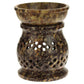 Oil Diffuser - Natural Soapstone Oil Burner Jali 4" - Wholesale and Retail Prabhuji's Gifts 