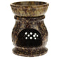 Oil Diffuser - Natural Soapstone Oil Burner Jali 4" - Wholesale and Retail Prabhuji's Gifts 