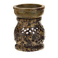 Oil Diffuser - Natural Soapstone Oil Burner Jali 3.25" - Wholesale and Retail Prabhuji's Gifts 