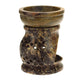 Oil Diffuser - Natural Soapstone Oil Burner Jali 3.25" - Wholesale and Retail Prabhuji's Gifts 