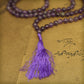 Prabhuji Prayer Mala Beads - Amethyst - 108 Prayer Beads